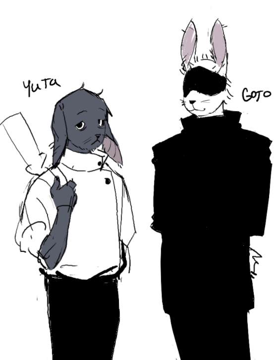 qurallam's tweet image. strongest bunnies i guess

#乙骨憂太  #五条悟