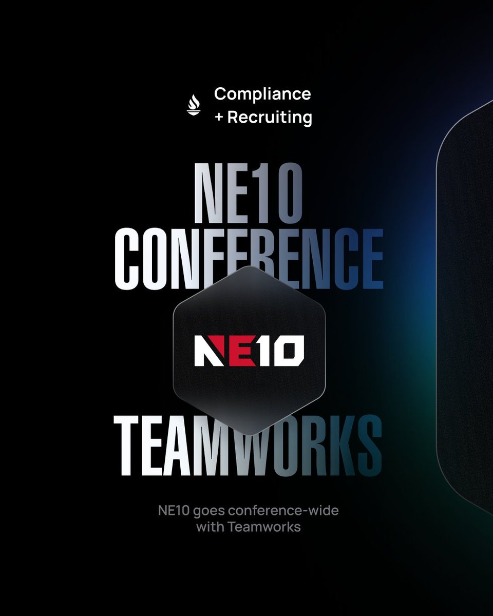 𝐍𝐄𝟏𝟎 🤝 𝐓𝐄𝐀𝐌𝐖𝐎𝐑𝐊𝐒

The NE10 is excited to announce its new partnership with <a href="/Teamworks/">Teamworks</a> as part of the league's ongoing commitment to efficiency and excellence in compliance and recruiting operations. 

🔗: tinyurl.com/52ufvpb2 

#NE10EMBRACE | #NCAAD2