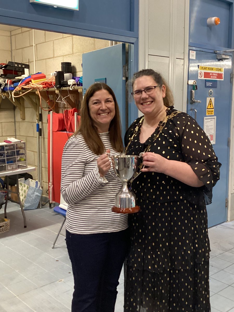 Congratulations to Sharon who was the worthy winner of the Val Wilford ONB county trophy 2025 for all her hard work running the ONB county championships for 3 years and a role model volunteer always helping everyone  🌟🌟🌟🌟