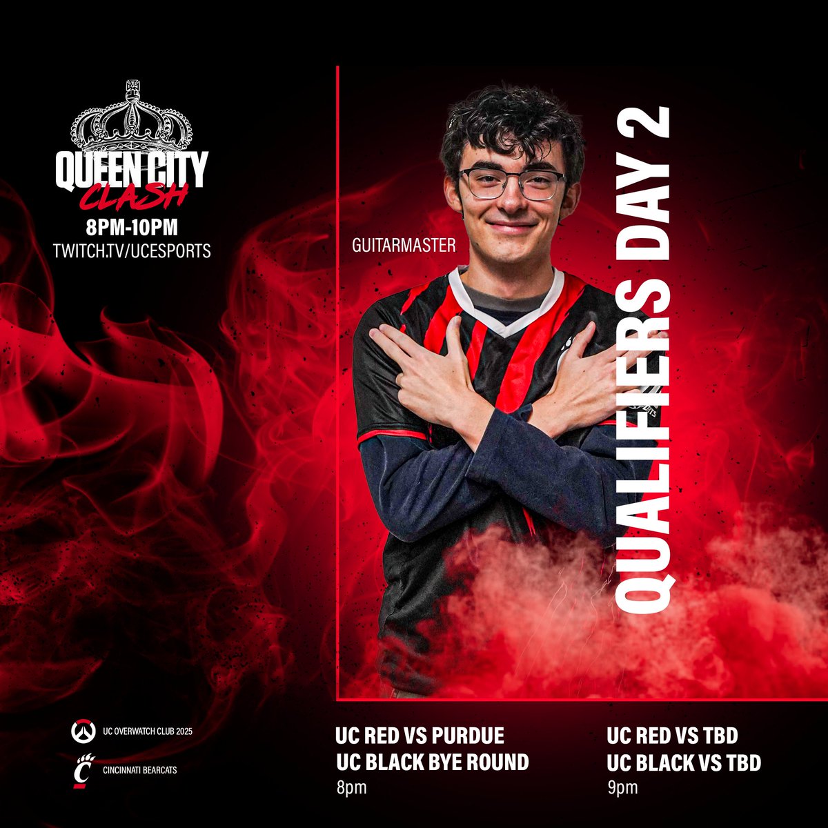 Welcome to Week 2 of QCC Qualifiers.  Good luck to out two UC representatives!