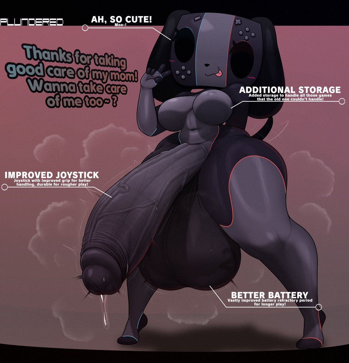 Plundered 🔞 (COMMS OPEN) (@pplundered) on Twitter photo Since 2's gonna be around any day now, get yourself acquainted with her new "hardware"! Since 2's gonna be around any day now, get yourself acquainted with her new "hardware"!