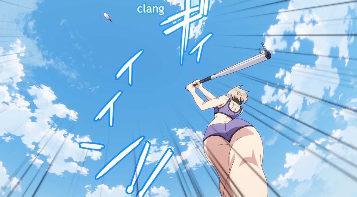 “And it out of here!!!!!”

Iku was practicing baseball especially when spring training is coming up.