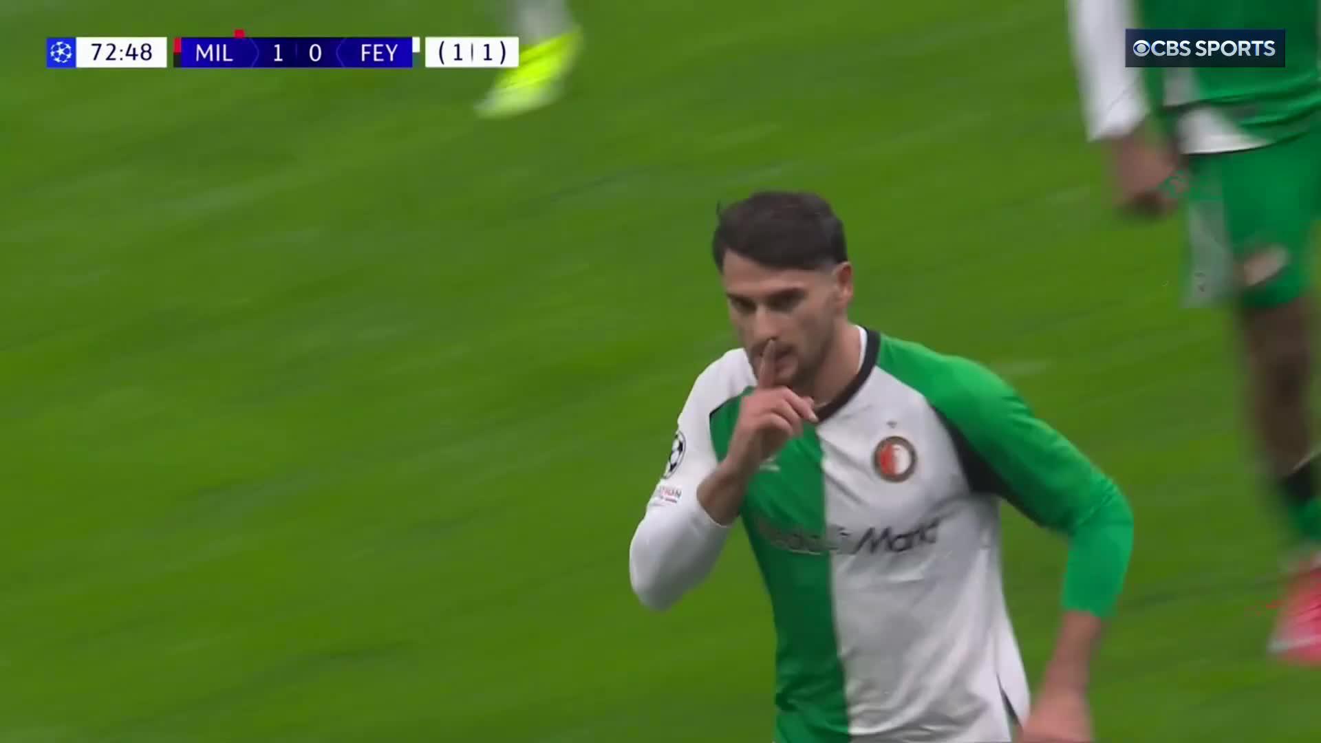 JULIÁN CARRANZA STUNS THE SAN SIRO! 😳The former Philadelphia Union and Inter Miami forward pops up with a massive strike for Feyenoord 💥