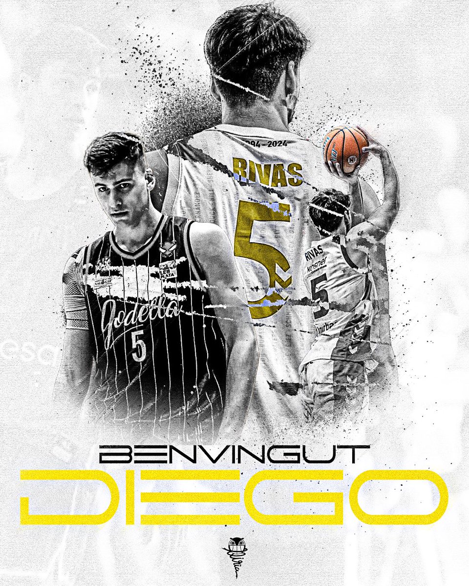 🏀| Primer equip

Diego Rivas s’incorpora a la disciplina del Nadunet Refitel Bàsquet Llíria.

Es tracta d’un aler de 21 anys i 1’98 metres d’alçada. Esta temporada ha estat competint a Primera FEB defensant la samarreta del HLA Alicante.

💛🖤

📰: instagram.com/p/DGN97sMNY_-/…
