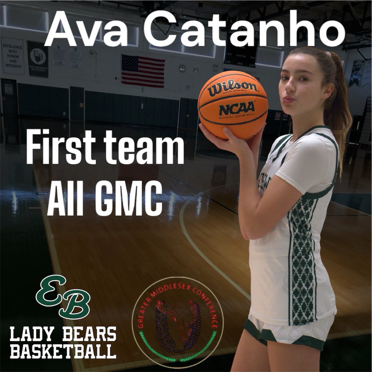 Congratulations to <a href="/ava_catanho/">Ava</a> for being named to first team all red division and First team all Conference!  Ava is the first freshman in <a href="/EB_Athletics/">Bears Athletics</a> storied girls basketball HISTORY to be named all GMC. <a href="/Dr_EdwardBucior/">Edward Bucior, Ed.D.</a> <a href="/EBHSGirlsBBall/">East Brunswick HS Lady Bears 🏀</a> <a href="/CJHSprinc/">CJHS Principal</a> <a href="/gmchoops/">GMC Hoops</a>