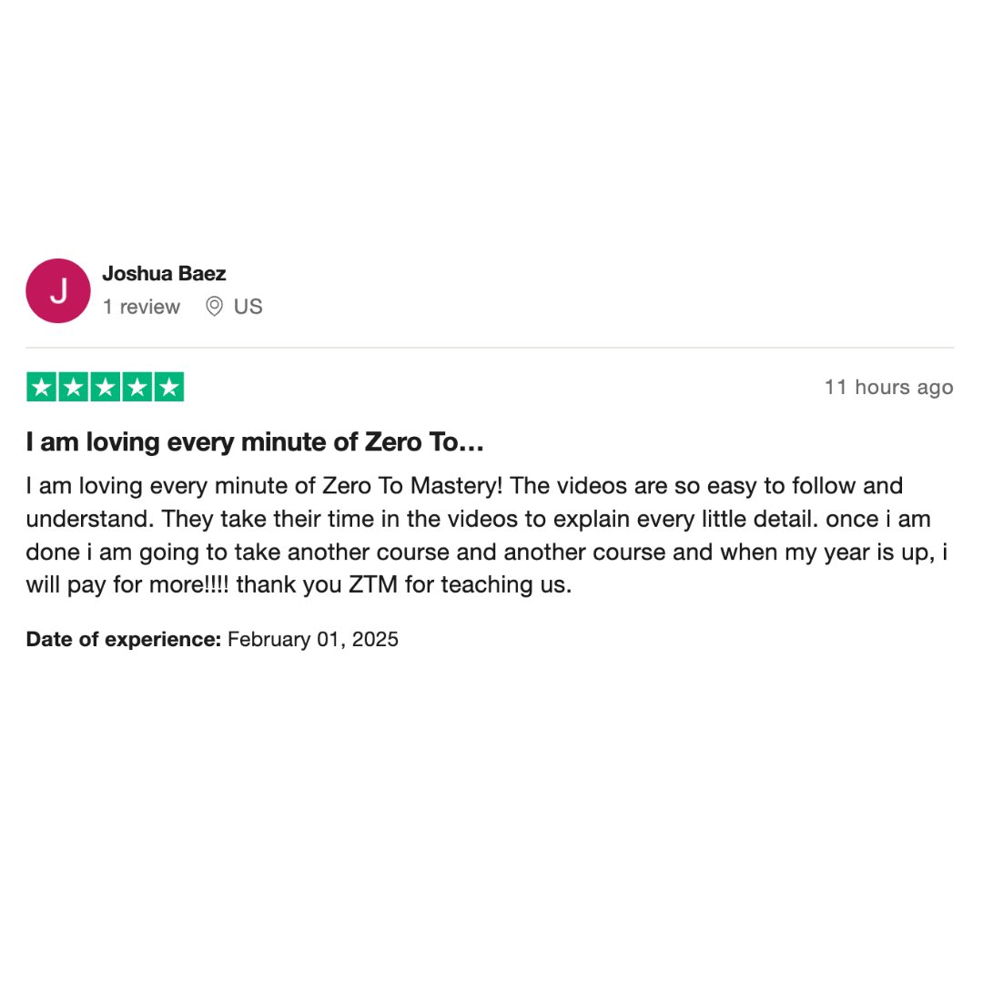 Love seeing people actually enjoy learning. That’s how it should be. 💯