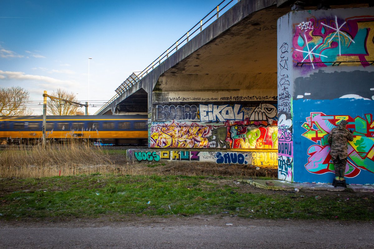 gjverhoeff's tweet photo. Joined a couple of friends yesterday when they went painting.
Always get inspired by others to work on your own.
#graffiti #streetart #dutchgraffiti #spraypaint #art #snorkels #letters #lettering #street #paint #painting #wallpaint https://t.co/It2fnmRV0z