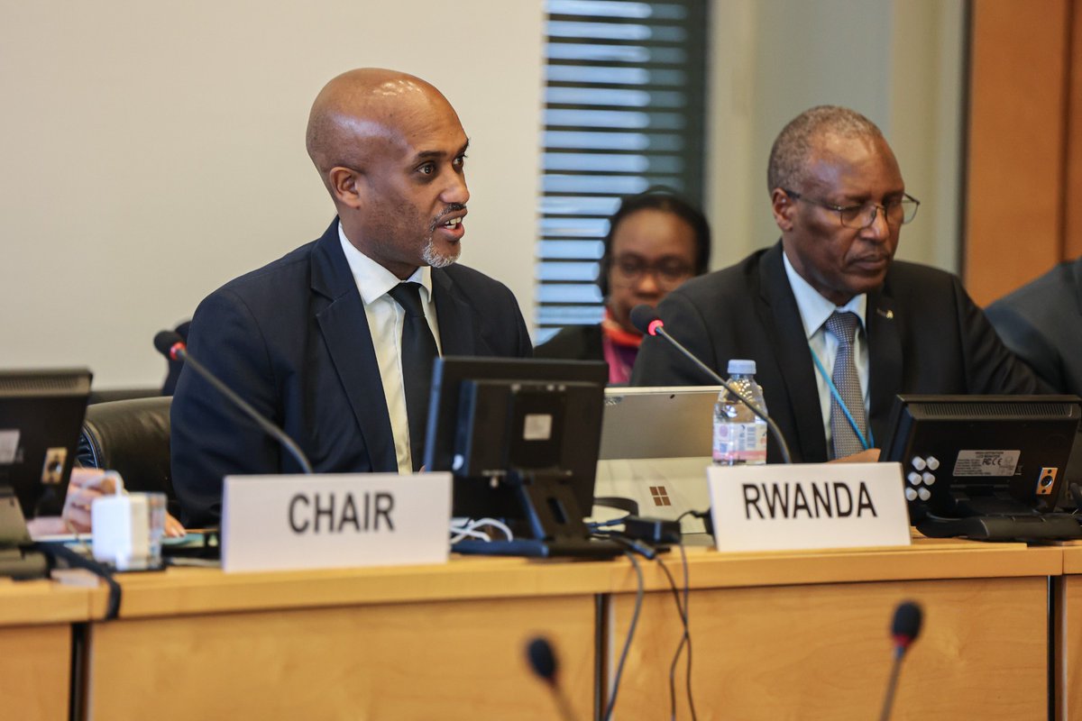 Rwanda_Justice's tweet image. Hon. Minister of Justice &amp;amp; Attorney General @eugirashebuja1 with Amb. @NgangoJ5 and the #Rwanda delegation attended the 13th Meeting of the 77th Session of the Committee on Economic, Social and Cultural Rights #CESCR, from 17-18 February 2025, at the @UNHumanRights in #Geneva.