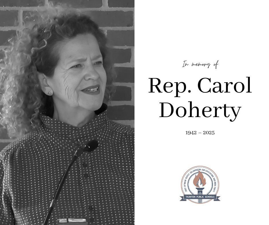 TPS mourns the loss of Rep Carol Doherty, a dedicated public servant, former educator, and long-time member of the School Committee. She was a consistent presence at district events &amp; a steadfast supporter of our schools. 
We extend our deepest condolences to her family &amp; friends