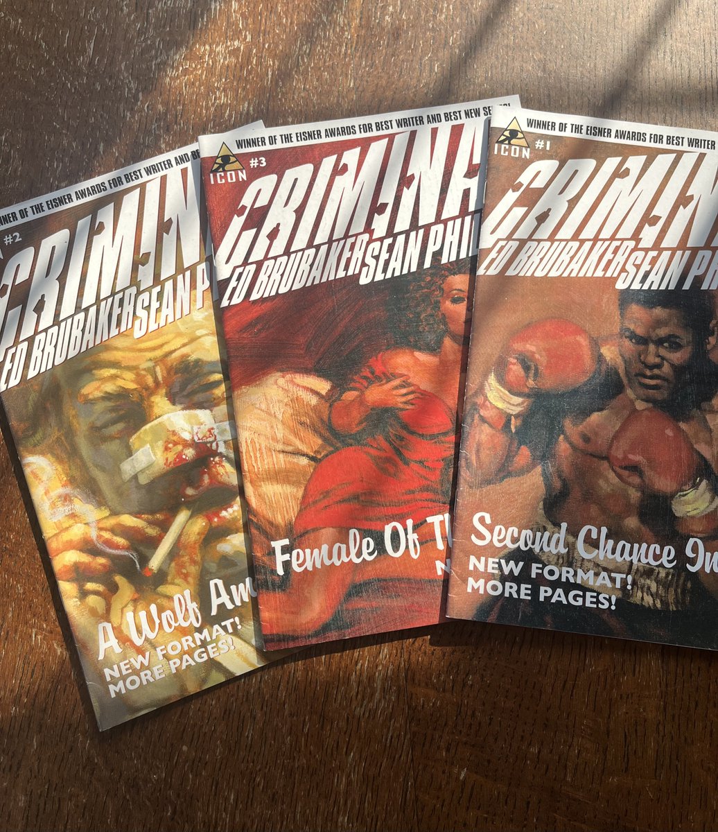 Really digging the latest set of 'Criminal' comics from the masters that are Ed Brubaker and Sean Phillips!