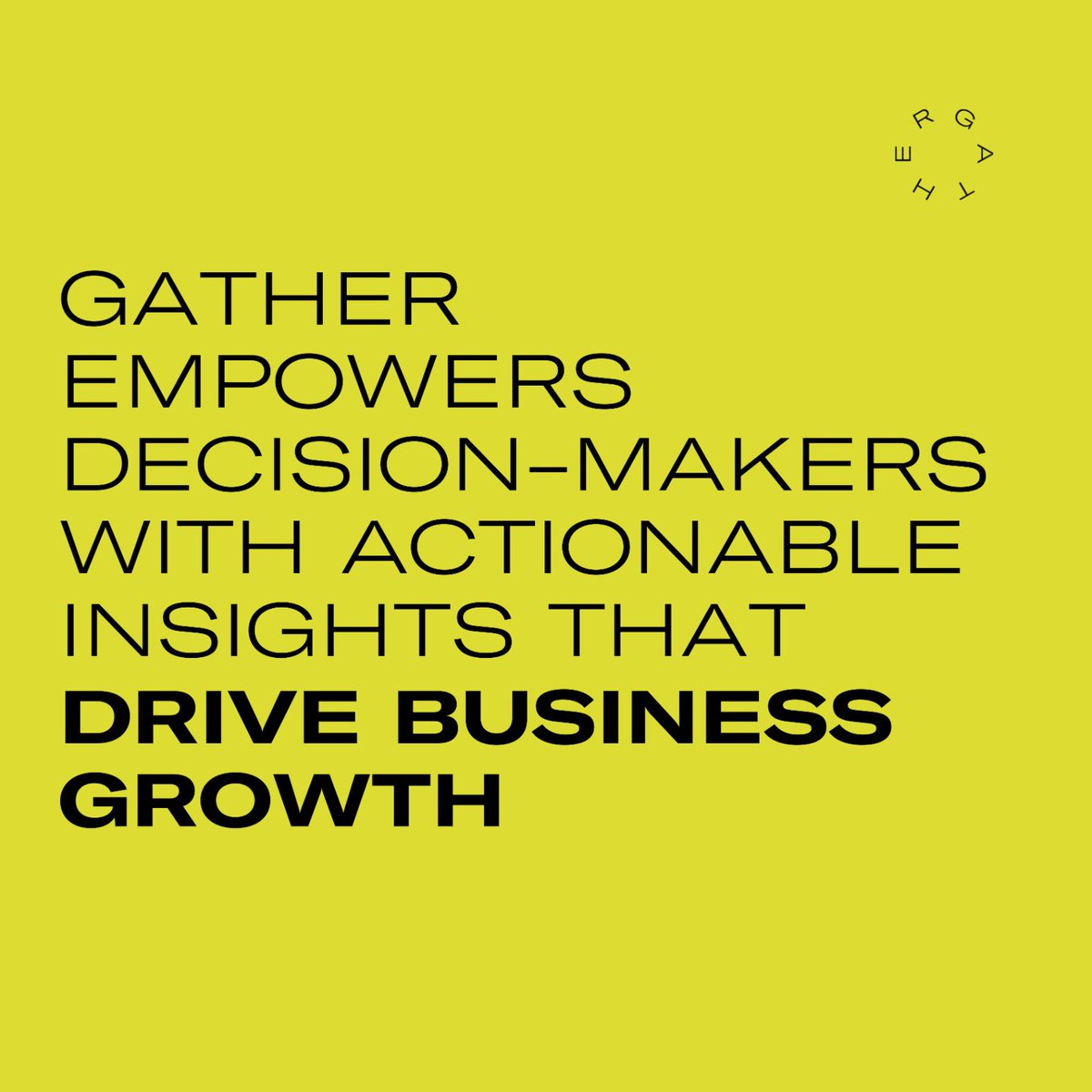 Tired of basing decisions on assumptions? At Gather, we transform your data into actionable insights that drive smarter business strategies.

📈 Ready to grow with purpose? Let’s chat—send us a message to see how we can help!

#DataDrivenDecisions #StopGuessingStartGrowing