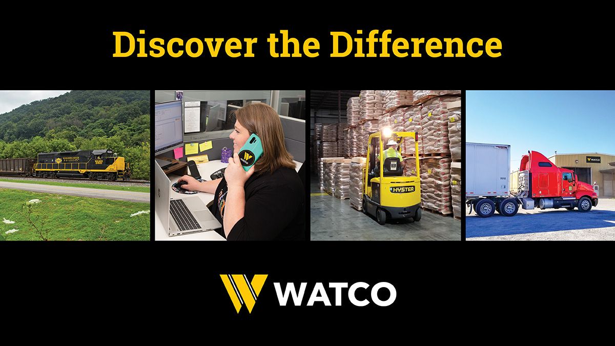 WatcoRail's tweet photo. Any mode, any material, any market – Watco integrates #rail, #transloading, and #logistics to solve any #supplychain challenge for customers. https://t.co/obs33NlPPO https://t.co/E8EbqbDc8G