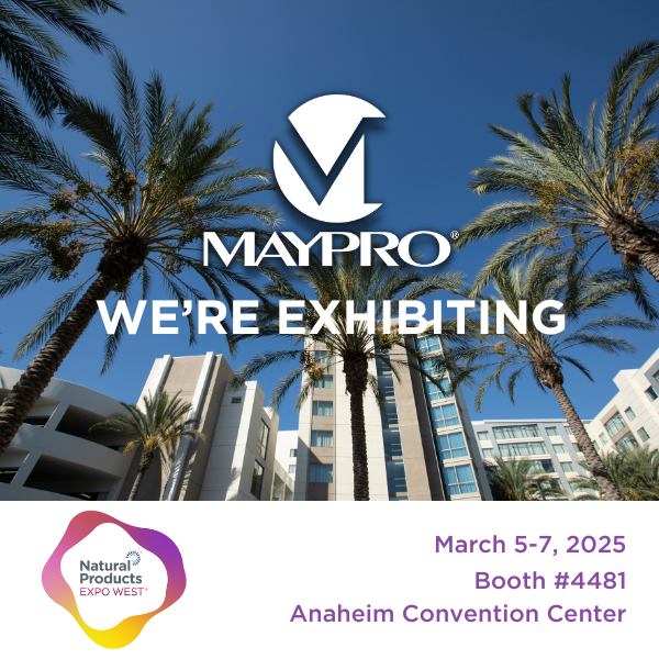 MayproGroup's tweet image. It's that time of the year again!

Schedule some time with the Maypro team at Natural Products Expo West. Our team will be at booth #4481, hurry up and book a slot to discuss our robust portfolio of proprietary branded ingredients.

Request a meeting here: maypro.com/blogs/events/e…