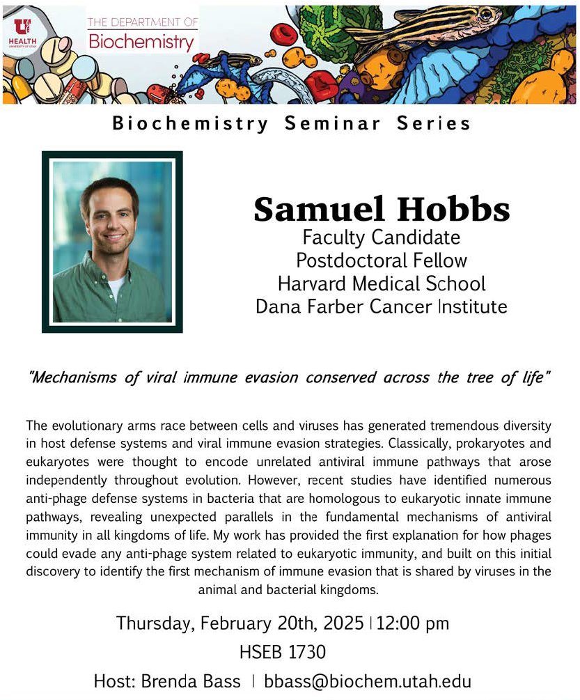 U of Utah Dept of Biochemistry tweet media