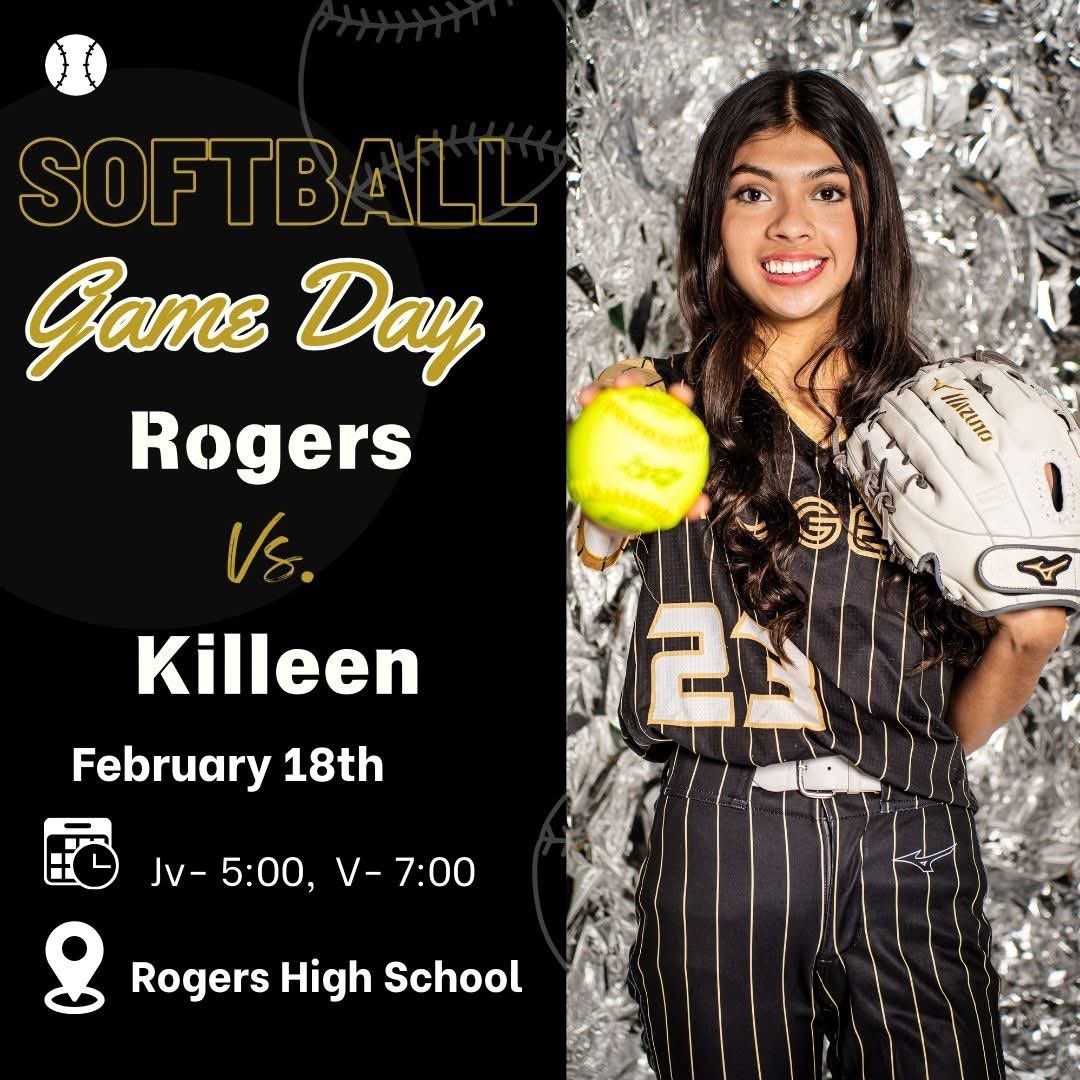 Game Day here in Rogers. Come out for the Lady Eagles Season Opener!!