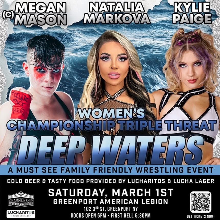 It’s official! 3/1 I face my biggest obstacle yet, a triple threat for my title! Against not one but two <a href="/nwa/">NWA</a> stars! Don’t miss it! eventbrite.com/e/cep-presents…