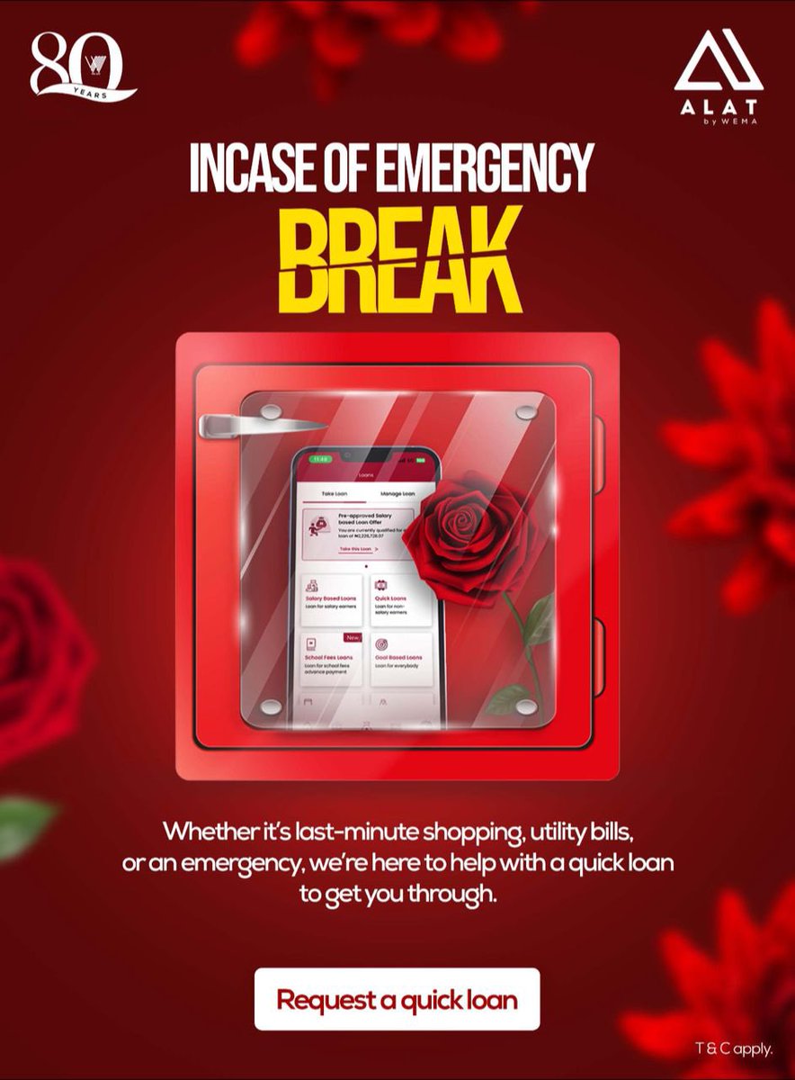 AdesolaBlessin9's tweet photo. Quick loans and surprise gifts awaits you on the Alat app.
Valentine might be over but Alat is still giving out free gifts on the Alat app.
Sign up or reactivate your Alat account and claim your goodies before itโs too late! โณ๐ฅ
T&C Apply.
#80YearsOfSpreadingLove #AlatYourDreamValentine