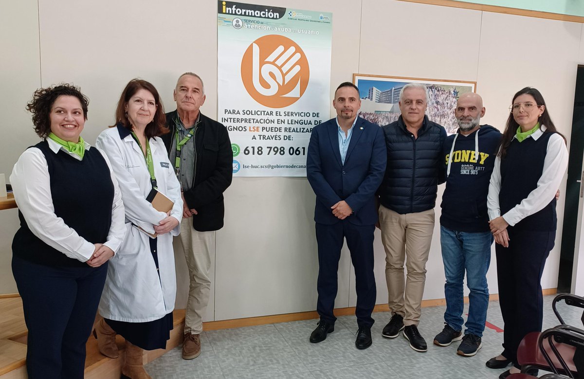🏥El HUC pone en marcha un servicio de interpretación de lengua de signos.

El objetivo de este proyecto es atender las necesidades comunicativas de la población sorda, con discapacidad auditiva y sordociega, y ser un puente de comunicación entre personal sanitario y el usuario.