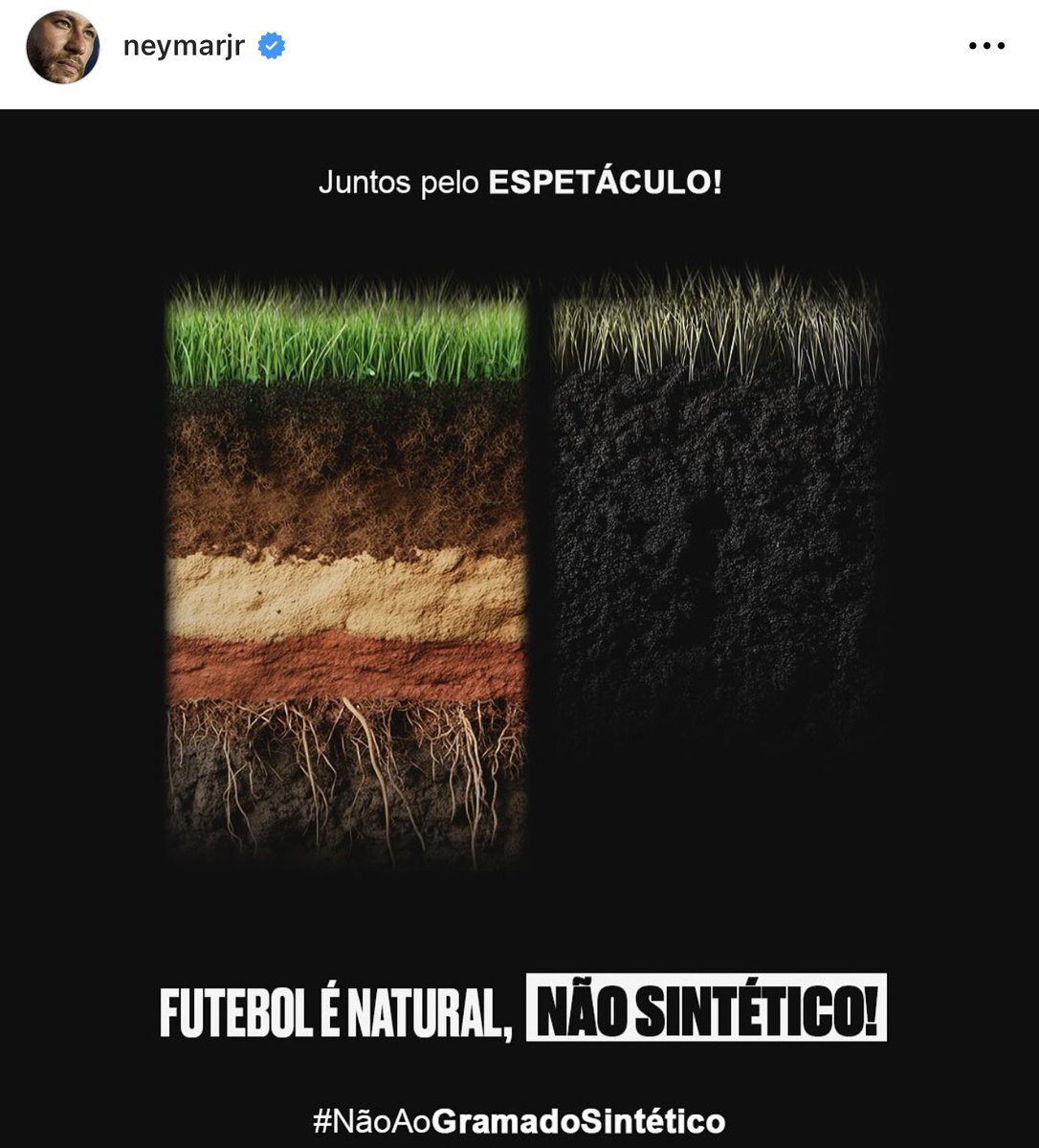 futebol_info's tweet image. ⚠️ Neymar se junta a jogadores como Gabigol, Philippe Coutinho, Lucas, Thiago Silva e Alan Patrick e também se pronuncia contra o uso do gramado sintético no futebol brasileiro.

📸 Divulgação