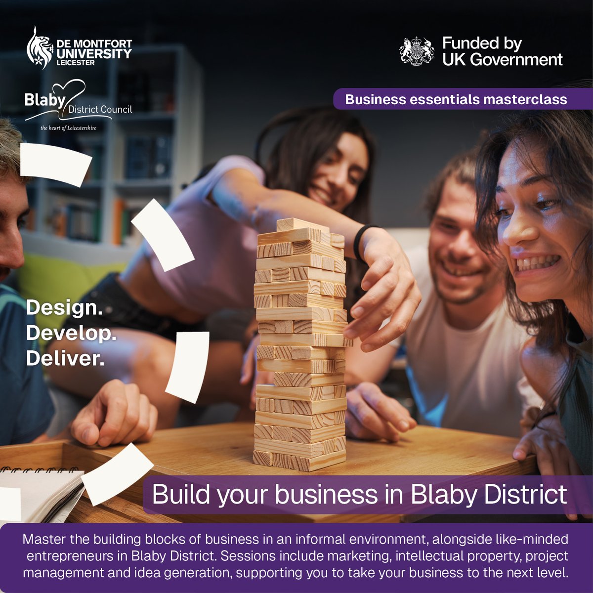 Designed for businesses &lt;18 months old, this training covers everything you need to take your business to the next level.

Was £300pp, now FREE thanks to funding.

24/25 March 2025, spaces are limited.

More details/register by 24 Feb, email: enterprisingblaby@blaby.gov.uk