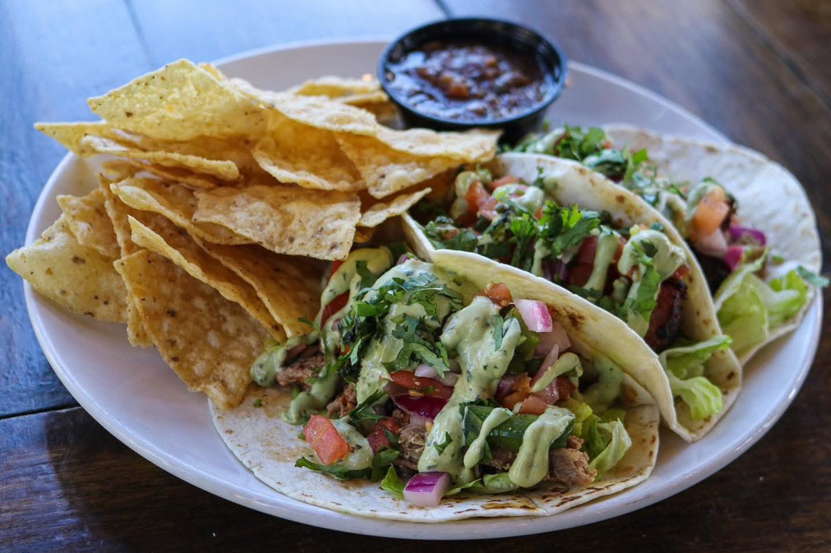Tuesdays are all about tacos!

Join us and enjoy our delicious Fish Tacos or our Brewhouse Tacos, with your choice of BBQ pulled pork or grilled chicken!