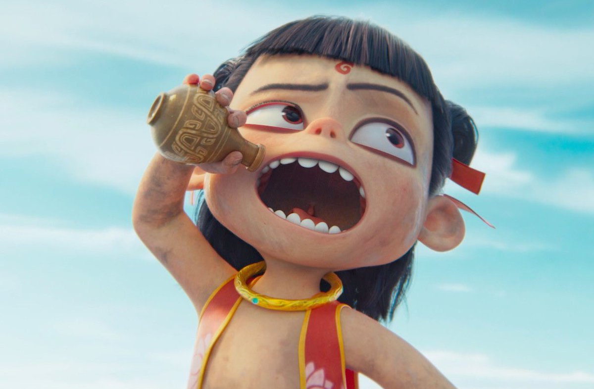 ModernExpressEN's tweet photo. 🐮🔥As of 18 February, the global box office of Ne Zha2 has exceeded 12.3 billion yuan, ranking eighth in global box office history and topping the global animation box office rankings.#NeZha2 #GlobalBox #哪吒 #Nezha https://t.co/5Nw8nAzG66