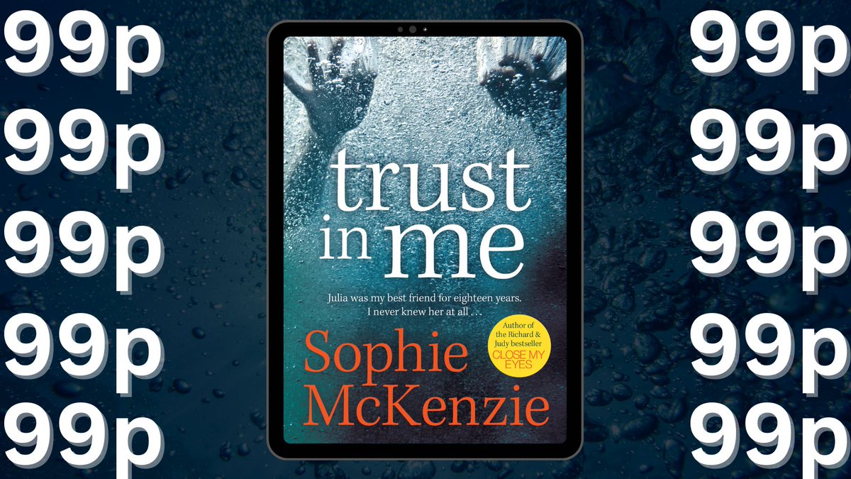 Simon & Schuster UK Digital (@simonschustere) on Twitter photo Julia has always been the friend that Livy turns to when life is difficult. United fifteen years ago by grief, they've always told each other everything. Or so Livy thought...
The chilling thriller #TrustinMe by <a href="/sophiemckenzie_/">Sophie McKenzie</a> is just 99p now!
t.ly/6QtzK Julia has always been the friend that Livy turns to when life is difficult. United fifteen years ago by grief, they've always told each other everything. Or so Livy thought...
The chilling thriller #TrustinMe by <a href="/sophiemckenzie_/">Sophie McKenzie</a> is just 99p now!
t.ly/6QtzK