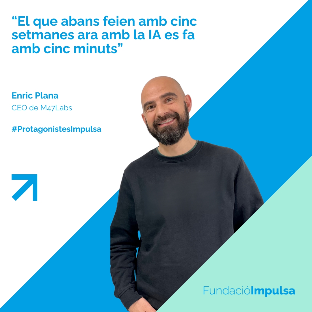 😊 Enric Plana, CEO de <a href="/M47Labs/">M47 AI Company</a> , és el Protagonista Impulsa d'aquest mes. Es dedica al sector de la intel·ligència artificial (IA) i en la seva aposta per les persones i la formació son Organització Impulsora de la nostra entitat.

fundacioimpulsa.org/protagonista-i…