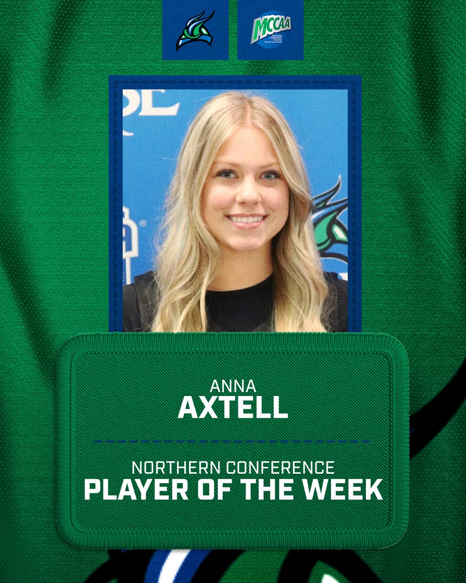 MCCAA (@mccaa1926) on Twitter photo Another One โ๏ธ
<a href="/BayCollegeNorse/">BayCollegeNorse</a> freshman guard Anna Axtell secured her latest MCCAA Northern Conference Player of the Week honor after averaging 26.5 PPG (52.5% FG), 7.0 RPG, 2.5 APG and 2.0 SPG in a pair of wins, including a huge victory for conference/postseason positioning! Another One โ๏ธ
<a href="/BayCollegeNorse/">BayCollegeNorse</a> freshman guard Anna Axtell secured her latest MCCAA Northern Conference Player of the Week honor after averaging 26.5 PPG (52.5% FG), 7.0 RPG, 2.5 APG and 2.0 SPG in a pair of wins, including a huge victory for conference/postseason positioning!