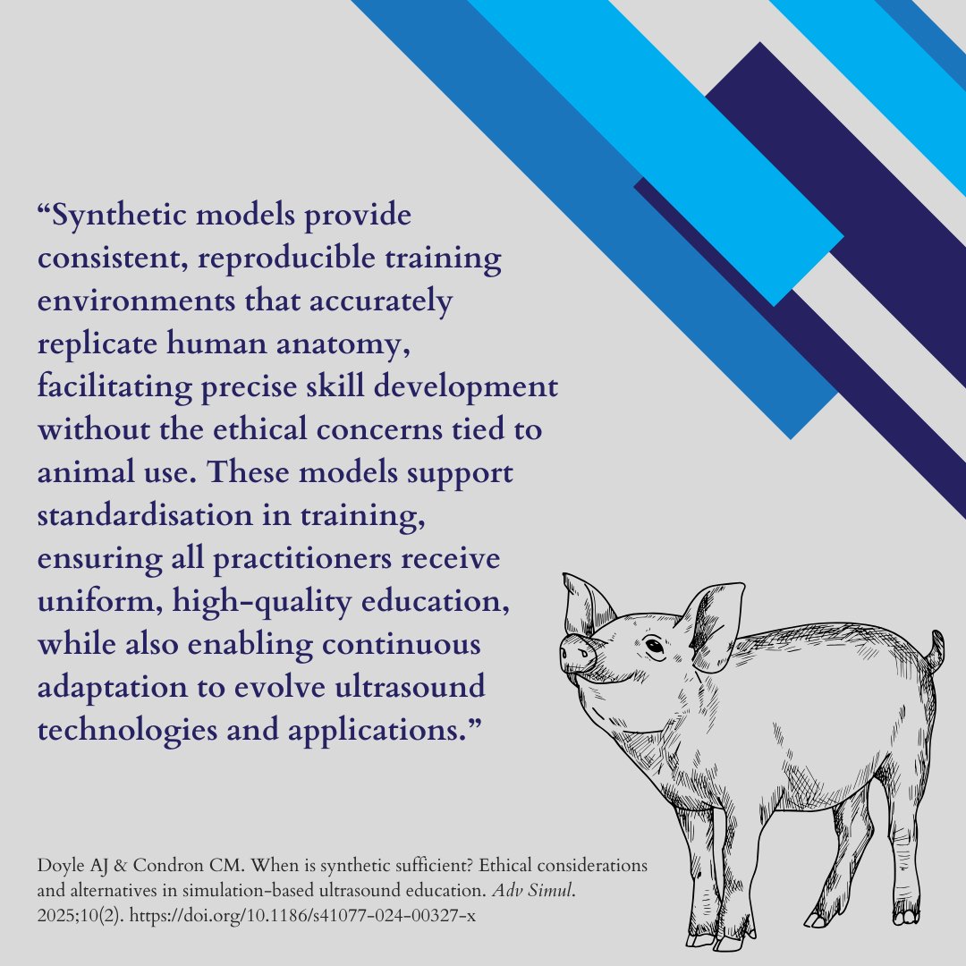 Want a solid review on animal use in medical education? Check out this paper in <a href="/BioMedCentral/">BMC</a>’s Advances in Simulation by <a href="/AndreaJaneDoyle/">Andrea Doyle</a> &amp; Claire M. Condron of <a href="/RCSI_SIM/">RCSI SIM</a>. Read it here: link.springer.com/article/10.118…