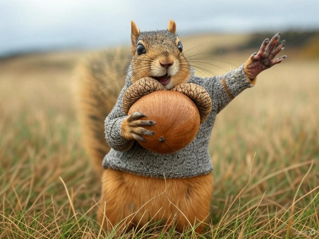 Sqrlvibe25's tweet photo. Just saw a squirrel doing a better job at collecting nuts than I do at collecting likes! 🐿️ Who needs a gym when you’ve got tree branches for crossfit? #TuesdayMotivation #SquirrelGoals https://t.co/H4SkxyF2VY