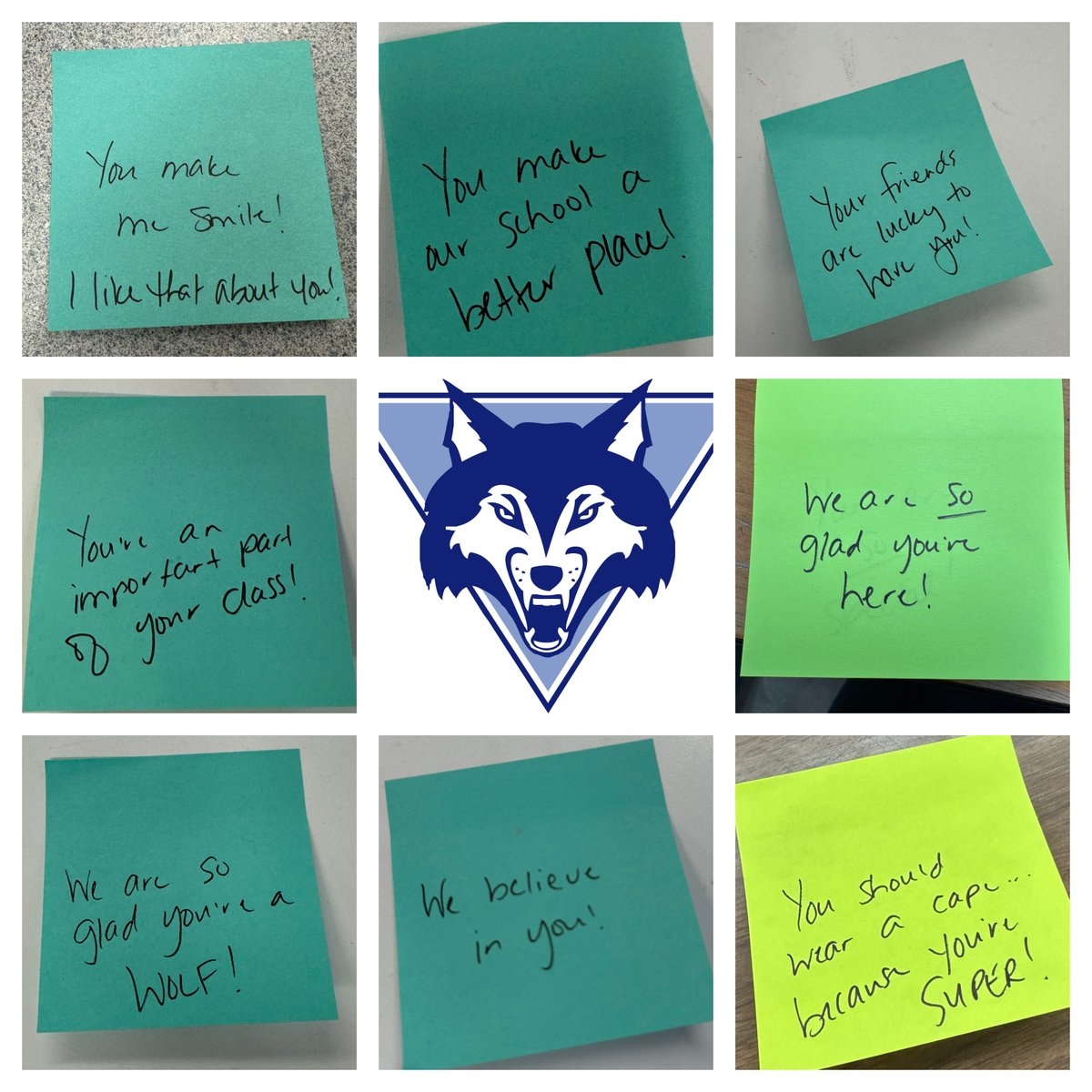 Happy Random Act of Kindness Day!  Every one of our Wolves arrived to a note on their desk this morning!  <a href="/GEDSB/">Grand Erie District School Board</a> #RandomActsOfKindness #spreadkindness #BeKindAlways