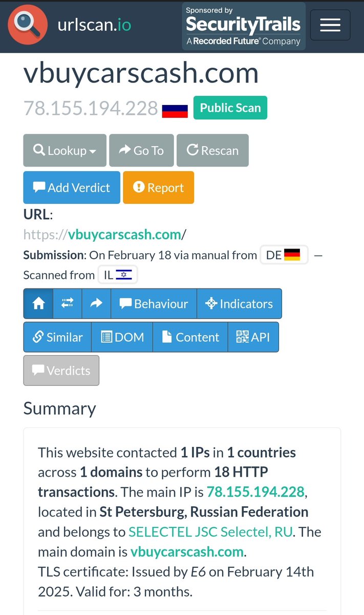 SedimentIV's tweet photo. Next day next Crypto Scam Phishing 
With @ads in @x
New Webseite TLD Same IP from St. Petersburg #Rubotticker @xdach @jolanta Looks like @tagesschau @bka https://t.co/ZP3xHlshft