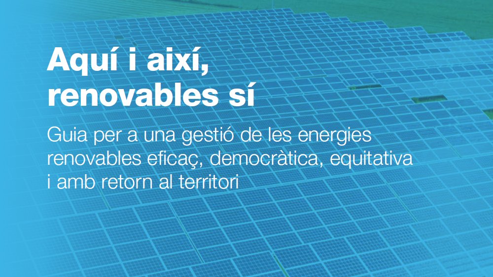 Micropobles's tweet photo. 🔋La setmana vinent serem al cicle #ParlemDe de la @diba @AccioClimaDIBA 

👉Presentació de la guia Aquí i així, renovables sí
👉Joan Solà, president de #Micropobles, participarà a la taula rodona sobre municipis, energies renovables i territori.

➕Info: https://t.co/oDz9Z9P4mr https://t.co/POk7rHMRXZ