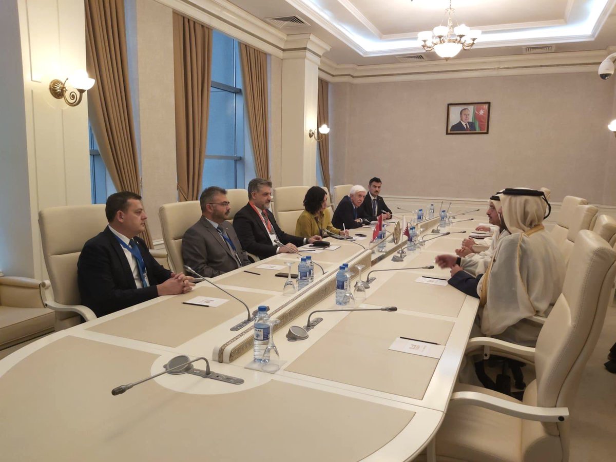 avomerozmen's tweet photo. 📍Azerbaycan/ Bakü
Asya Parlamenter Asamblesi (APA) 15. Genel kurul toplantısı için, TBMM APA Komisyonumuz ile birlikte #Azebaycan’ın Başkenti #Bakü’deyiz…🇦🇿🇹🇷 https://t.co/IdasRv0SgE