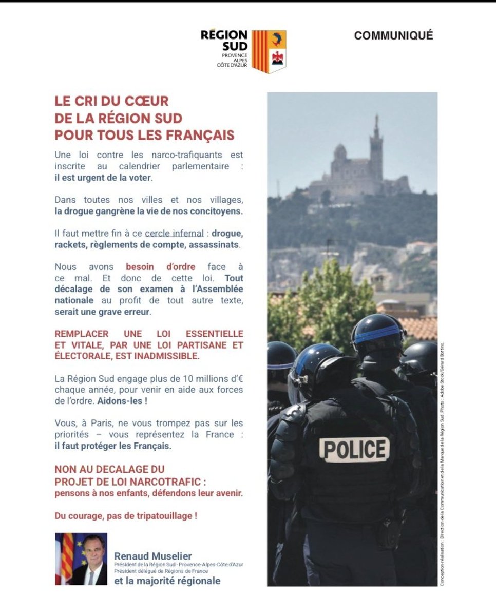 <a href="/MaRegionSud/">Région Sud</a> et son pdt <a href="/RenaudMuselier/">Renaud Muselier</a> ont des priorités pour le moins étonnantes. Dépenser près de 120K€ en achat de pub dans un journal parisien, alors qu'avec <a href="/COMUT13/">Comité des usagers des transports marseillais</a> nous demandons des moyens pour la mise à niveau des transports en #PACA et <a href="/marseille/">Ville de Marseille</a>...comment dire...
