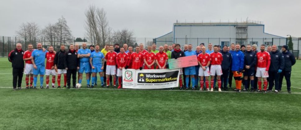 Wales Vets Football (@walesvets) on Twitter photo Saturday 8th February saw our O40s & O50s host the <a href="/RAFFootball/">RAF FA</a> at <a href="/oceanparkarena1/">Ocean Park Arena</a>
Two great games played in great spirit with wins for both Wales teams
Wales also donating to <a href="/LOROSHospice/">LOROS Hospice</a> in memory of David ‘Geordie’ Salkeld
❤️🏴⚽️ #VetsFootball Saturday 8th February saw our O40s & O50s host the <a href="/RAFFootball/">RAF FA</a> at <a href="/oceanparkarena1/">Ocean Park Arena</a>
Two great games played in great spirit with wins for both Wales teams
Wales also donating to <a href="/LOROSHospice/">LOROS Hospice</a> in memory of David ‘Geordie’ Salkeld
❤️🏴⚽️ #VetsFootball