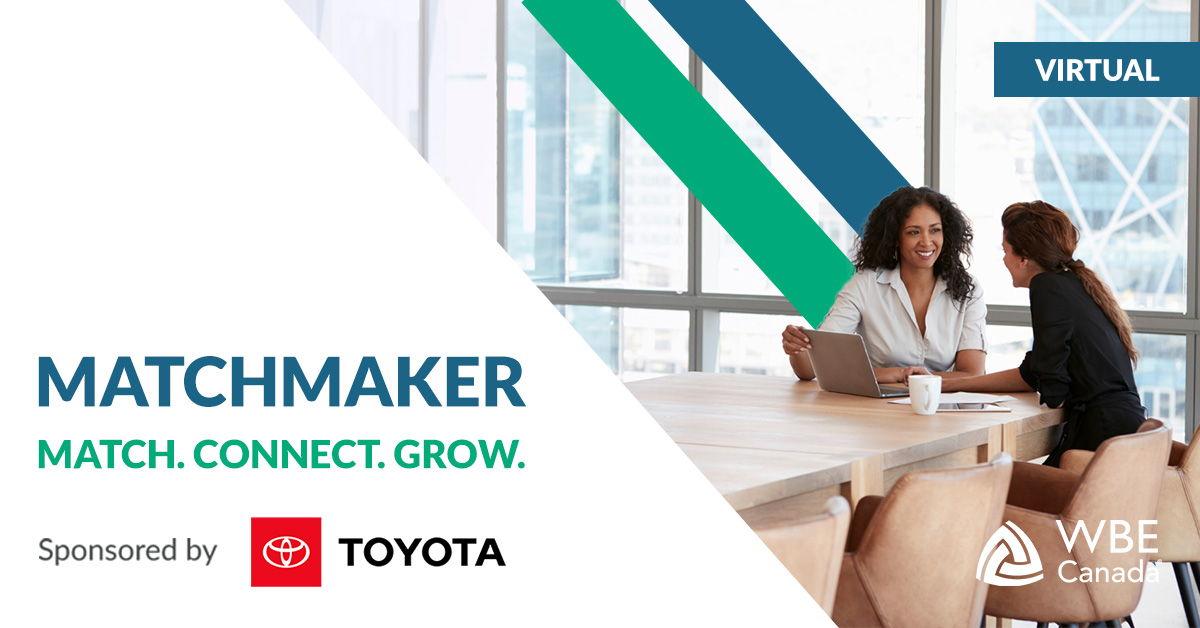 Join WBE Canada’s Virtual Matchmaker! 📅 March 4-5, 2025 | 10 AM – 6 PM ET 
Are you a corporate/government buyer looking to work with women-owned businesses?
✅ 1-on-1 meetings
✅ Strategic networking
✅ Supplier diversity growth wbecanada.ca/event/matchmak…