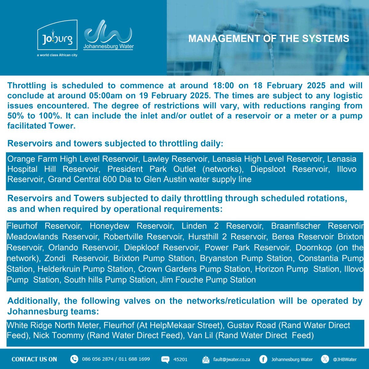 Johannesburg Water tweet media