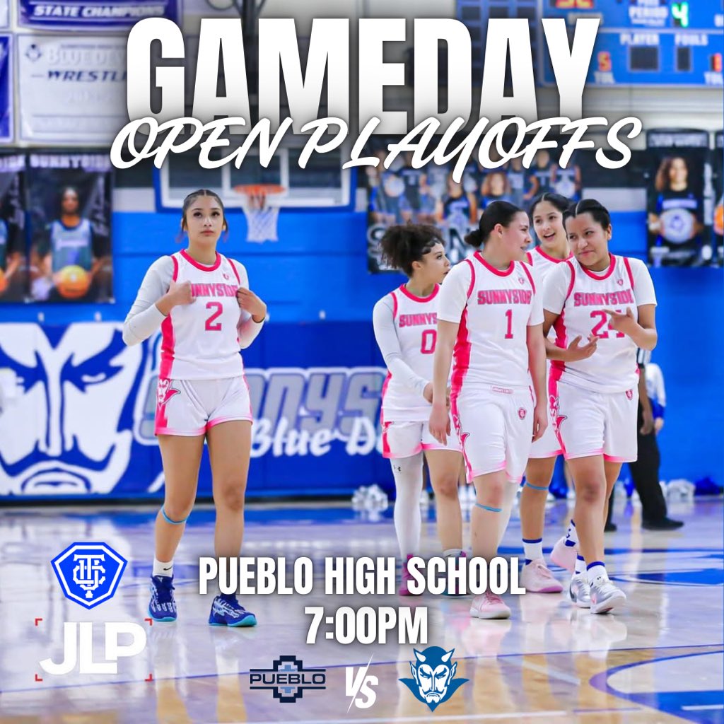 🚨OPEN Playoffs
📅Tonight, 2/18
⌚️7:00p
🏀vs #16 Pueblo
📍AT Pueblo HS
🛣️3500 S 12th Ave
😈🆚🪓
🎟️Gofan.co

#WeAreSunnyside #Southside #BTB #ForksUp🔱 #Undrstmtd