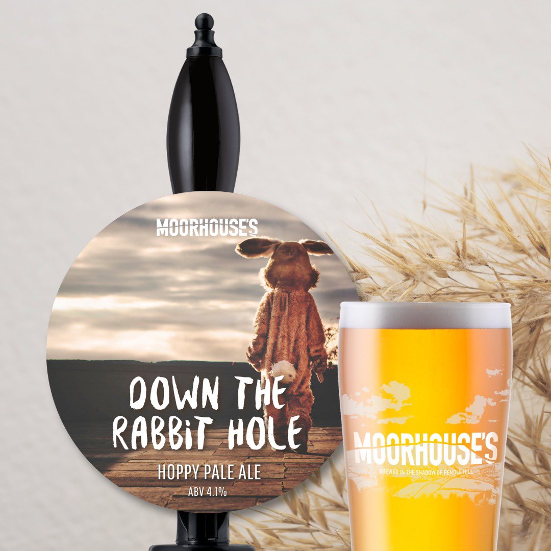 Moorhouse's Brewery (@moorhousesbrew) on Twitter photo DOWN THE RABBIT HOLE 4.1% // Discover this Session Pale ale with grapefruit, tropical and citrus flavours for a delicious ‘hoppy’ finish. 🐰
Available in 9g cask from 19.02.2025.
Secure yours via trade sales: 01282 422864 / telesales@moorhouses.co.uk
Listed on Sellar/EeBria 🍻 DOWN THE RABBIT HOLE 4.1% // Discover this Session Pale ale with grapefruit, tropical and citrus flavours for a delicious ‘hoppy’ finish. 🐰
Available in 9g cask from 19.02.2025.
Secure yours via trade sales: 01282 422864 / telesales@moorhouses.co.uk
Listed on Sellar/EeBria 🍻