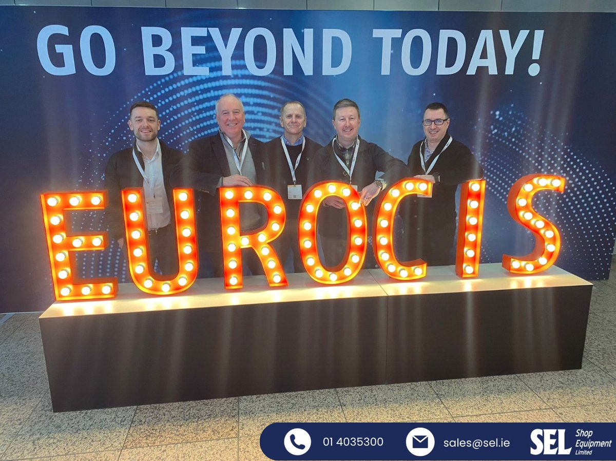 ShopEquipLtd's tweet photo. Our team are delighted to attend @EuroCIS in Düsseldorf, Germany!

EuroCIS is the leading trade fair for retail technology. We're excited to connect with industry leaders and experts to learn about the latest trends and solutions shaping the future of retail and shop fitting. https://t.co/CezxdWKKaJ