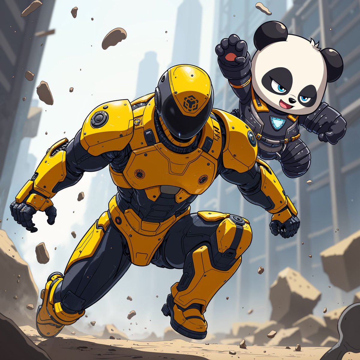 ShifuBNB's tweet photo. @GG1nvestments @cz_binance Shifu &amp; Captain BNB will take over the BNB chain🐼🚀 https://t.co/b9GHwe3Zmy