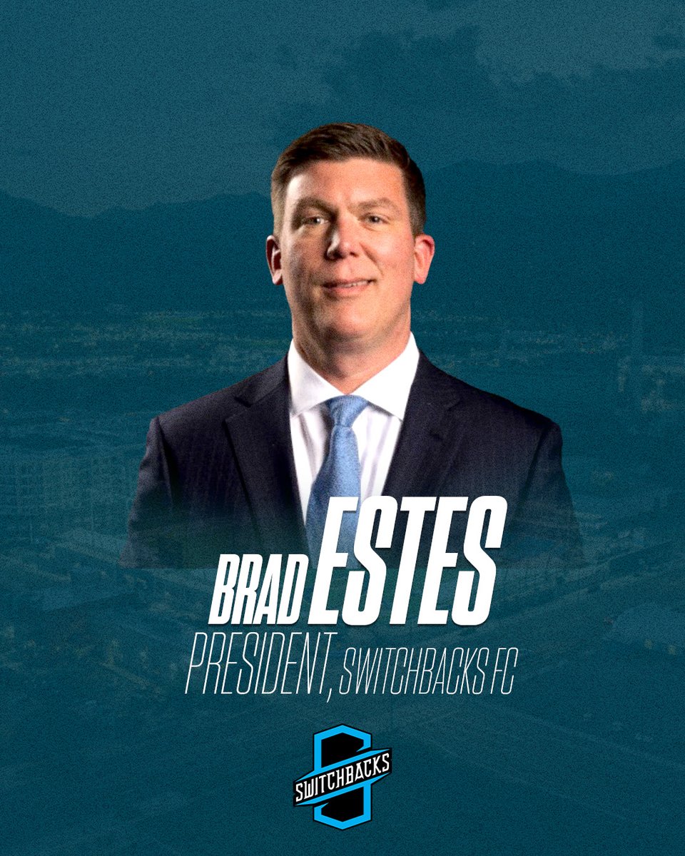 SwitchbacksFC's tweet image. Switchbacks FC announces Brad Estes as the new incoming President ahead of the 2025 season. 

"From the very first meeting, it was clear that the Board and I are aligned on culture, the most important part of any organization. The Ragain family has done an incredible job building…