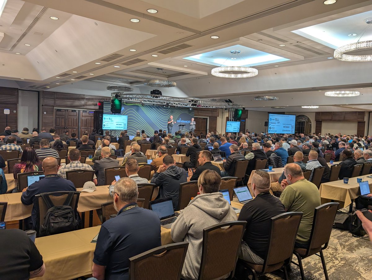 Bruno Tomas (@bactomas) on Twitter photo Kick starting <a href="/TheWLPC/">TheWLPC</a> conference with <a href="/KeithRParsons/">Keith R. Parsons</a>, <a href="/hbuzick/">Howard Buzick</a> packed audience granted with automation connecting the new #WLPC OpenRoaming/Passpoint network! <a href="/WBAlliance/">Wireless Broadband Alliance (WBA)</a> #Ameriband Kick starting <a href="/TheWLPC/">TheWLPC</a> conference with <a href="/KeithRParsons/">Keith R. Parsons</a>, <a href="/hbuzick/">Howard Buzick</a> packed audience granted with automation connecting the new #WLPC OpenRoaming/Passpoint network! <a href="/WBAlliance/">Wireless Broadband Alliance (WBA)</a> #Ameriband