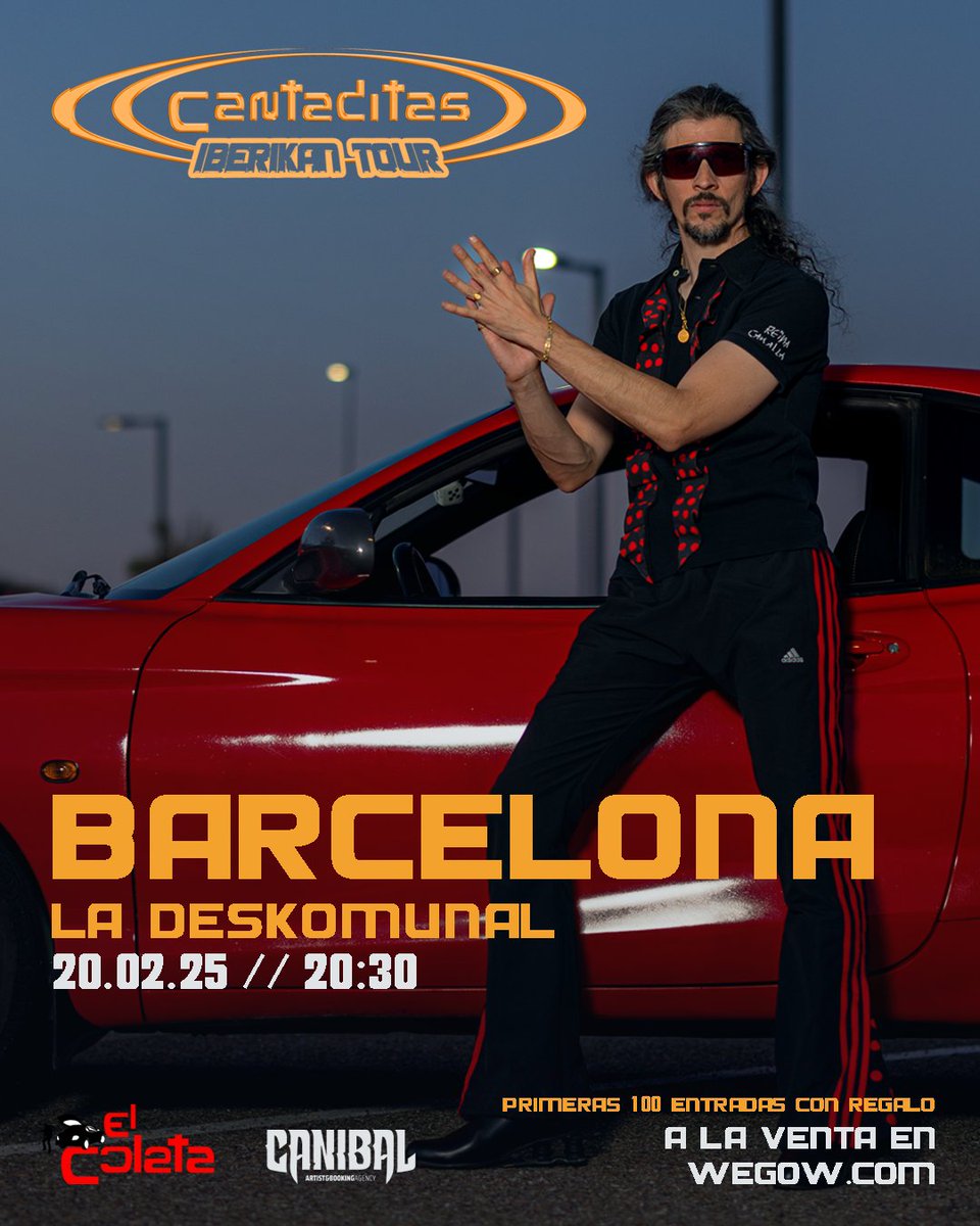 Barcelona, este jueves Cantaditas Iberikan Tour
wegow.com/es/compra/el-c…