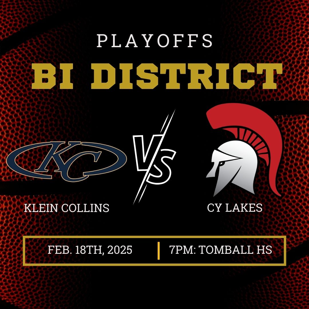 KCBASKETBALL (@kcbasketball1) on Twitter photo IT'S PLAYOFF GAMEDAY!! KC nation we need you tonight! KC fans on home side behind the benches! LET'S GO!! <a href="/KleinISDAth/">Klein ISD Athletics</a> <a href="/KCtigerathletic/">Klein Collins Tiger Athletics</a> #FAMILY
π: Tomball HS
βοΈ: 7pm
ποΈ: $5 IT'S PLAYOFF GAMEDAY!! KC nation we need you tonight! KC fans on home side behind the benches! LET'S GO!! <a href="/KleinISDAth/">Klein ISD Athletics</a> <a href="/KCtigerathletic/">Klein Collins Tiger Athletics</a> #FAMILY
π: Tomball HS
βοΈ: 7pm
ποΈ: $5