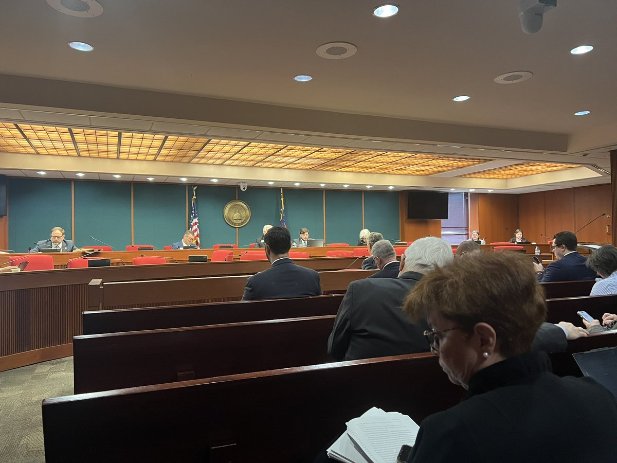 BrandeeBickle's tweet photo. Happening now-the 4th (right?) subcommittee hearing of Ways &amp; Means on this Day 18 of #gapol - we’ve been going in here since 9.  You can tell we are getting close to #crossoverDay as there are MANY tax bills being contemplated. https://t.co/mEyfTudtWc