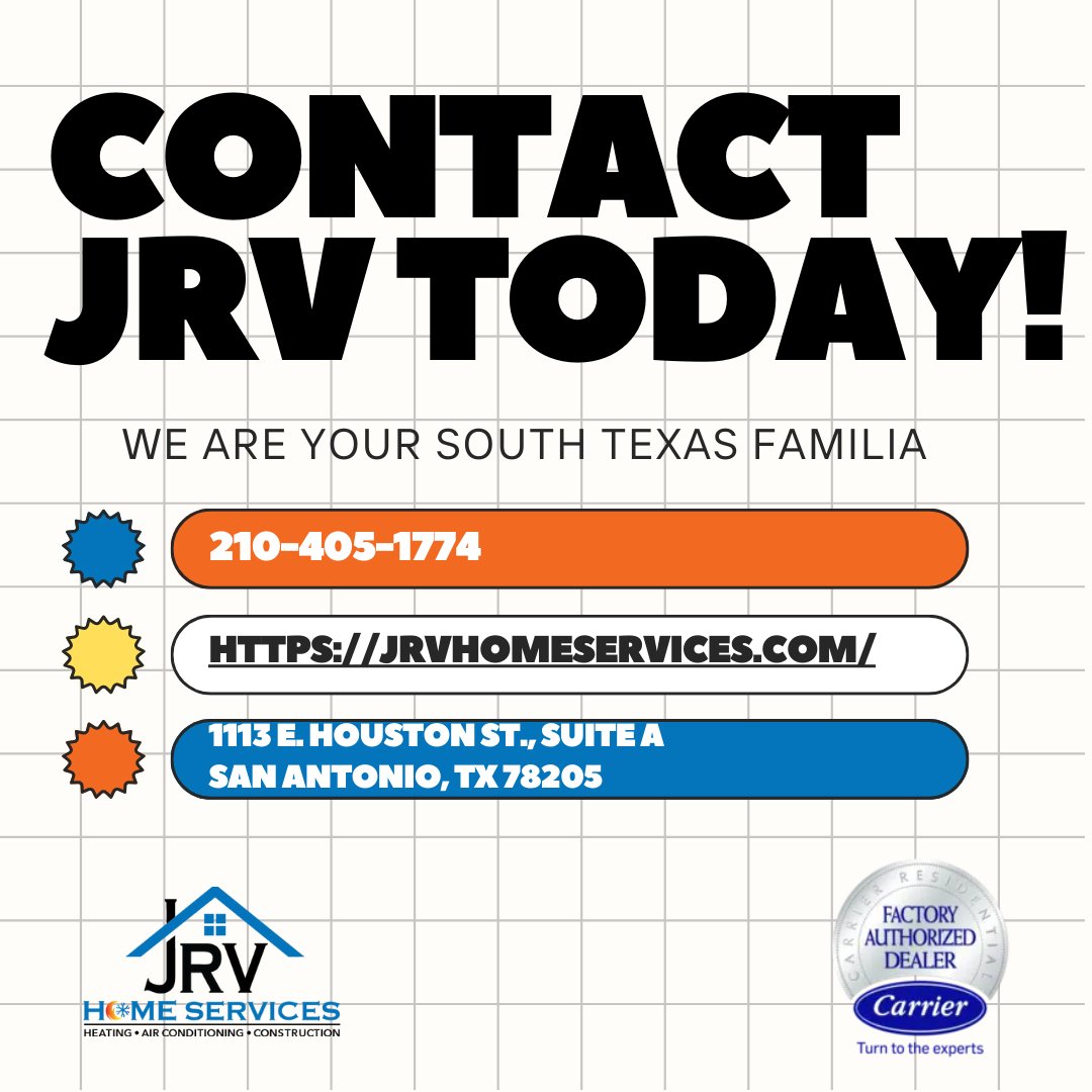JRVhomeservices's tweet image. Have questions or need HVAC assistance? We're here to help! 🛠️✨ Don’t hesitate to reach out—contact us today for reliable service and expert advice! 📞💬 bit.ly/4g28VeW  #ContactUs #HVACHelp