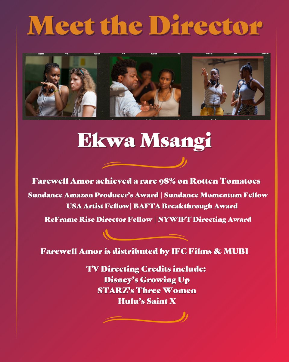 Tickets are now available for a great Meet the Director event in LA on 2/22 with Ekwa Msangi and FAREWELL AMOR.  The event is hosted by  Sistah Brunch, <a href="/VidiotsOfficial/">Vidiots</a> and The HiveMind Unified and is a fundraiser for Rhythms of the Village.

2/22 doors open at 2, screening at 3